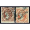1869 ED. Cuba Telégrafos 5Aahh/6Aahh *