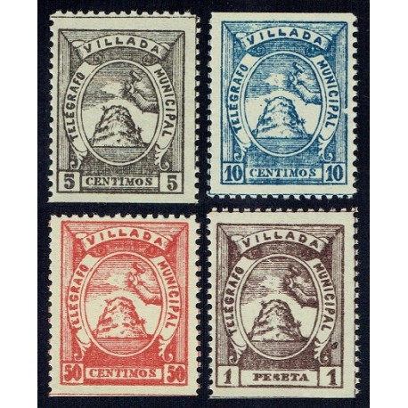 1901 ED. Telégrafos Particulares 13d/16d **