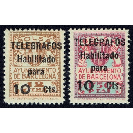 1945 ED. Barcelona - Telégrafos NE7/NE8 **