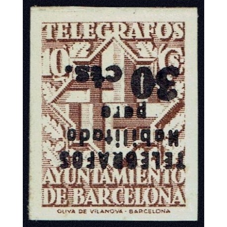 1942-1945 ED. Barcelona - Telégrafos 20his **