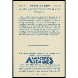 Tarjeta Postal - Epopeyas  de la Guerra