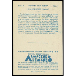 Tarjeta Postal - Epopeyas  de la Guerra