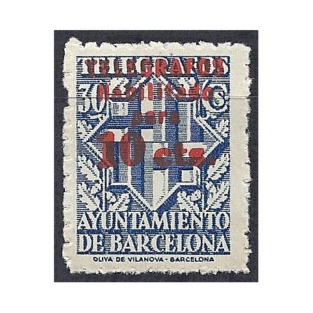 1942-1945 ED. Barcelona - Telégrafos 18hcc **