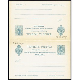 1922 ED. NE5 * Tarjetas Entero Postales