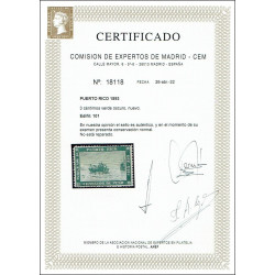 1893 ED. Puerto Rico 101 *
