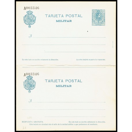 1921 ED. 1 * Tarjetas Militares