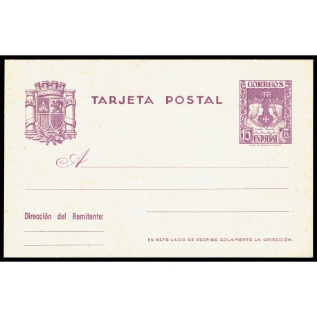 1937 ED. 81 * Tarjetas Entero Postales