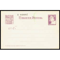 1937 ED. 75/75n * Tarjetas Entero Postales