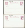 1937 ED. 76/76a * Tarjetas Entero Postales