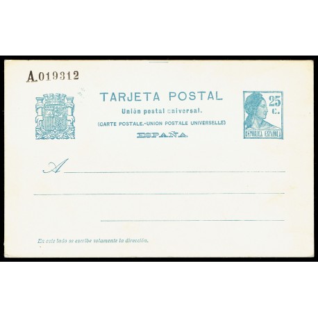 1933 ED. 71 * Tarjetas Entero Postales