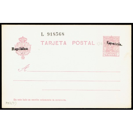 1931 ED. 66 * Tarjetas Entero Postales