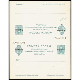 1931 ED. 65e ** Tarjetas Entero Postales