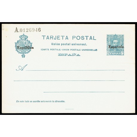 1931 ED. 62 * Tarjetas Entero Postales