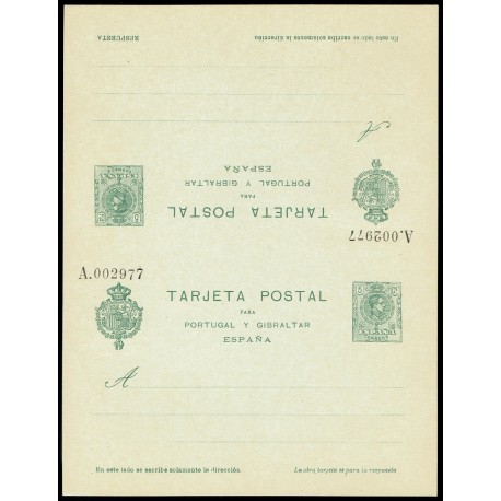 1916 ED. 56 ** Tarjetas Entero Postales