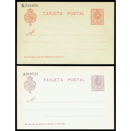 1910 ED. 49/50 * Tarjetas Entero Postales