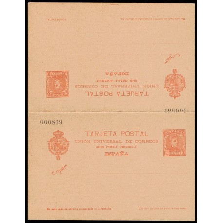 1901 ED. 41 * Tarjetas Entero Postales