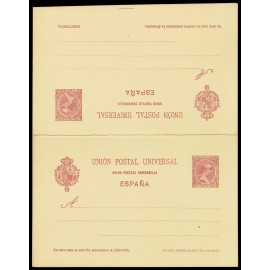 1892 ED. 33 * Tarjetas Entero Postales