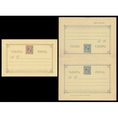 1889 ED. 19/20 * Tarjetas Entero Postales