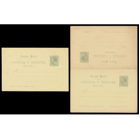 1884 ED. 13/14 * Tarjetas Entero Postales