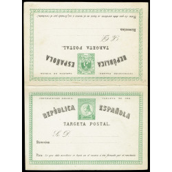 1874 ED. 5/6 * Tarjetas Entero Postales