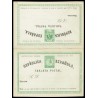 1873 ED. 2A * Tarjetas Entero Postales