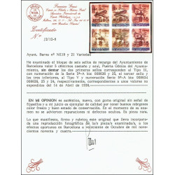 1936 ED. Barcelona NE20 + NE21 ph + NE20 + NE21 pv **