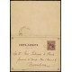 1892-1893 ED. 1 us Enteros Postales Privados