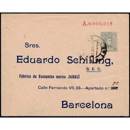1901-1910 ED. 7 us Enteros Postales Privados