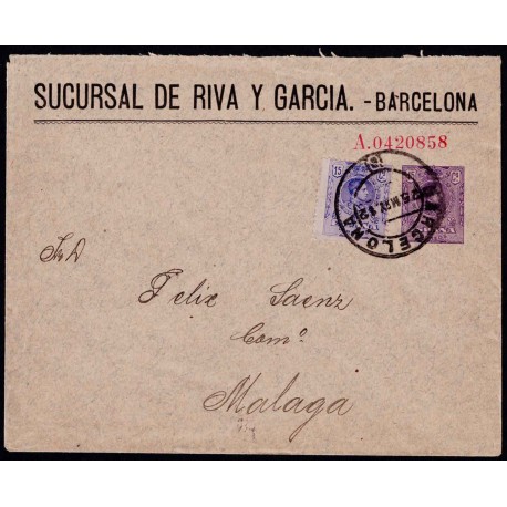 1910-1924 ED. 17 us Enteros Postales Privados