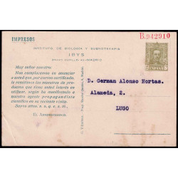 1925-1931 ED. 31 us Enteros Postales Privados
