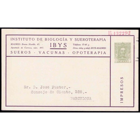 1925-1931 ED. 31 us Enteros Postales Privados