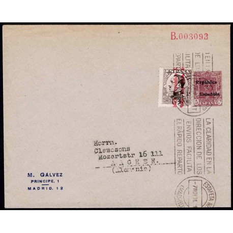 1931-1939 ED. 58 us Enteros Postales Privados