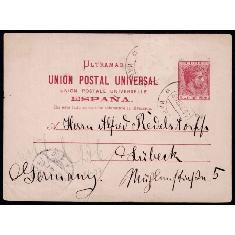 1882 ED. 11ci us Enteros Postales Cuba