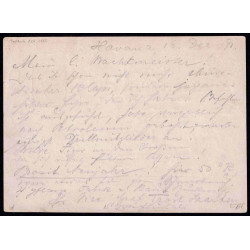 1882 ED. 12cf us Enteros Postales Cuba