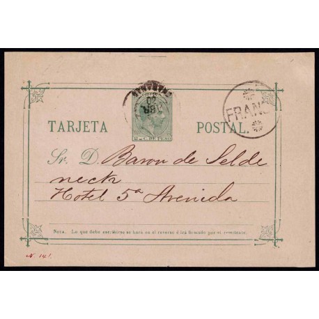 1888 ED. 22 us Enteros Postales Cuba