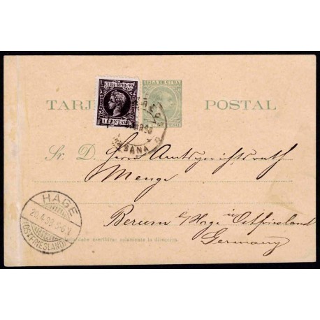 1892 ED. 27A us Enteros Postales Cuba (1)