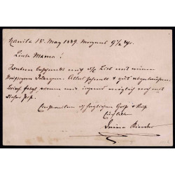 1881 ED. 03a us Enteros Postales Filipinas