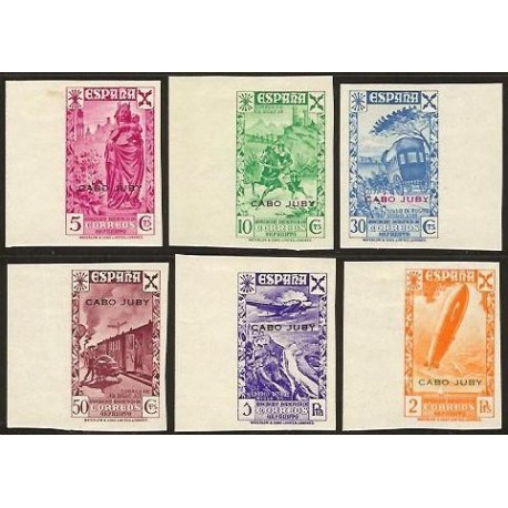 1938 ED. Cabo Juby Beneficencia 1s/6s *