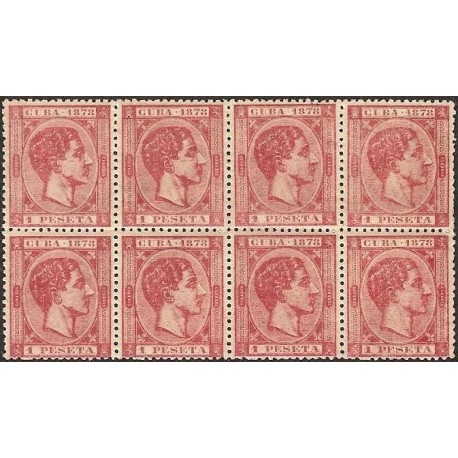 1878 ED. Cuba 49 * [x8]