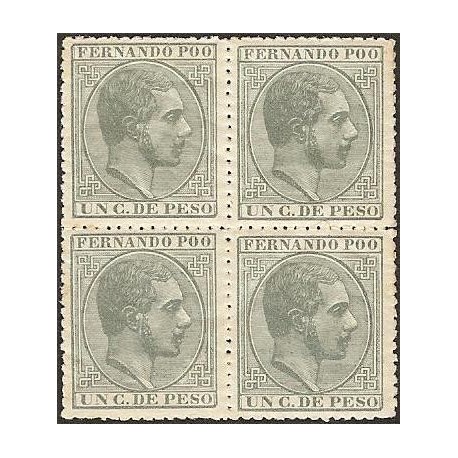 1882 ED. Fernando Poo 5 * [x4]