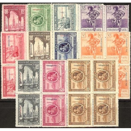1929 ED. Fernando Poo 168/178 ** [x4]