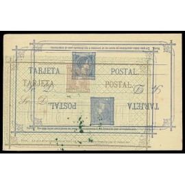 1875 ED. 8ec * Tarjetas Entero Postales (2)