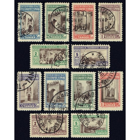 1946 ED. Tánger Beneficencia 35/40, 41/46 us