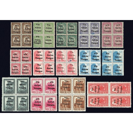 1938 ED. Tánger 128/141 ** [x4]