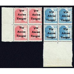 1938 ED. Tánger 128/141 ** [x4]