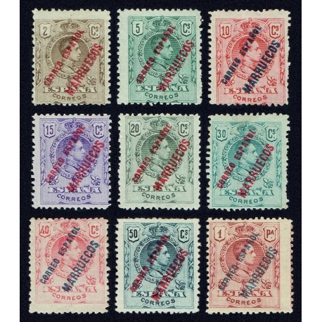 1909 ED. Tánger 1/9 *