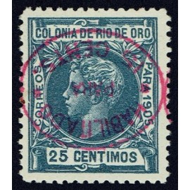 1907 ED. Río de Oro 17hi *