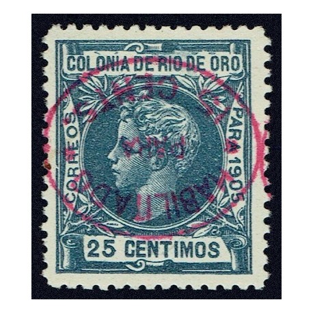 1907 ED. Río de Oro 17hi *
