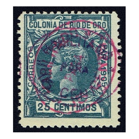 1907 ED. Río de Oro 17hhi *