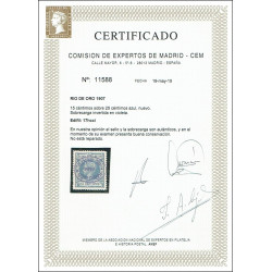 1907 ED. Río de Oro 17hcci **
